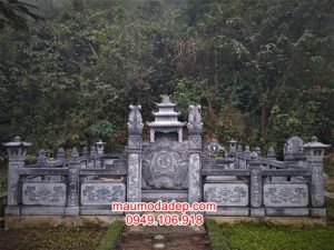 Mẫu cổng khu mộ gia đình,cổng đá