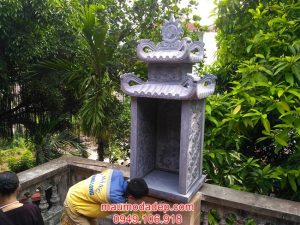 Cây hương đá-Lắp cây hương đá tại chùa Thanh Am