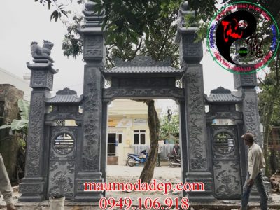 Lắp đặt cổng tam quan đẹp tại Thái Bình