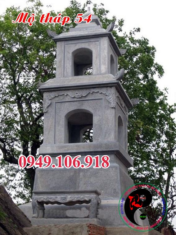 Xây mẫu mộ tháp đẹp bằng đá 54