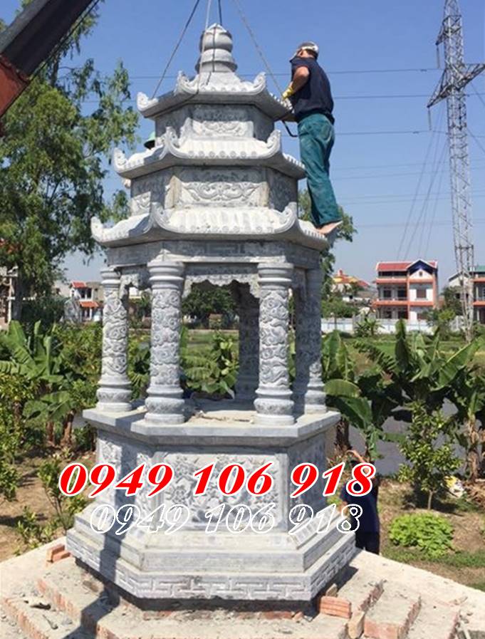 Tháp lục giác để tro cốt tại Lâm Đồng